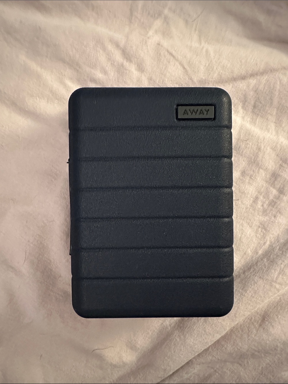Away x United Airlines Navy Ribbed Amenities Kit